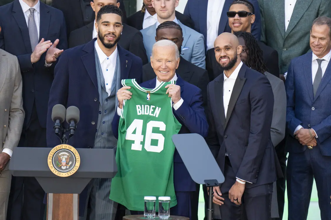 President Biden Honors Boston Celtics’ 2024 NBA Championship ((C) Public Domain Photo from whitehouse.gov)